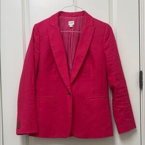J. Crew Factory Women's Vibrant Pink Blazer
